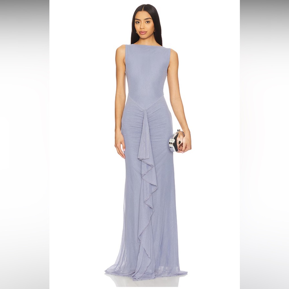 Lovers + Friends Lavender Sleeveless Maxi Gown